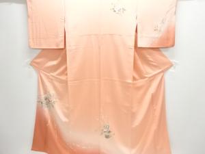 枝花模様訪問着